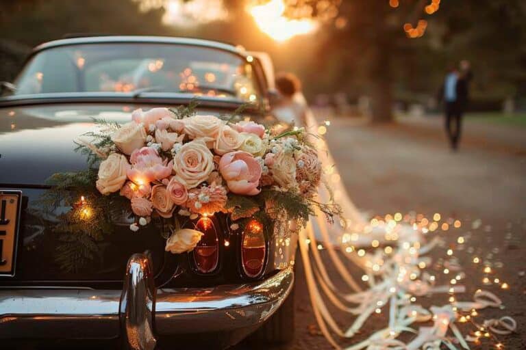 Comment faire une décoration de mariage sur sa voiture ?