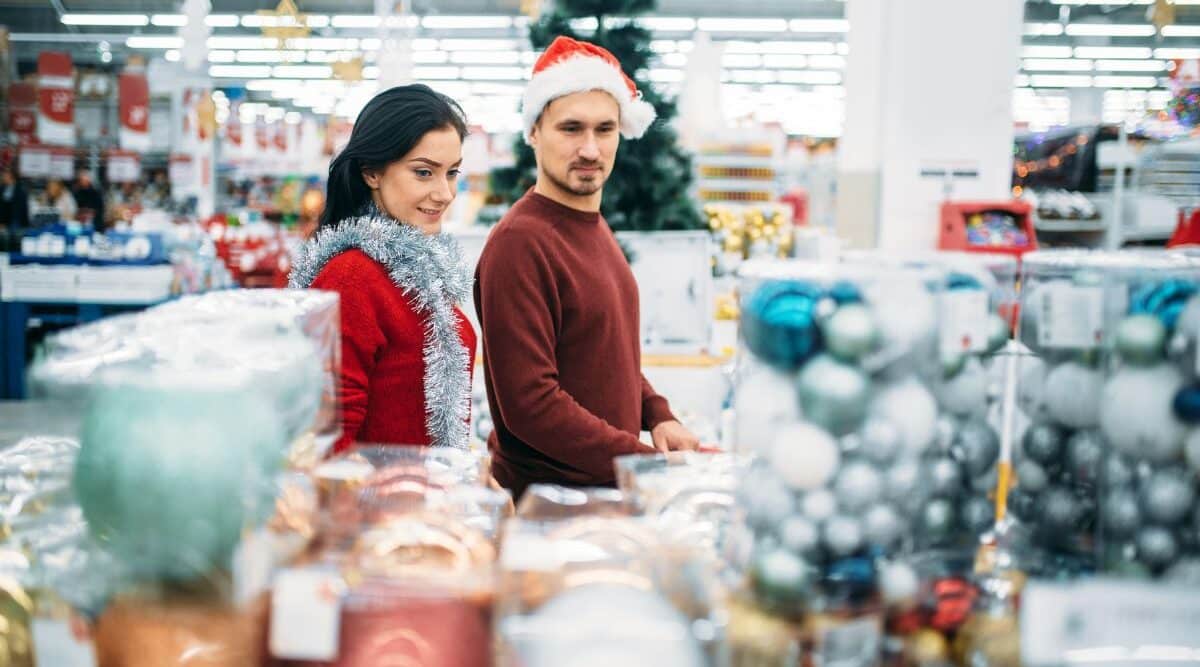 supermarché de noel