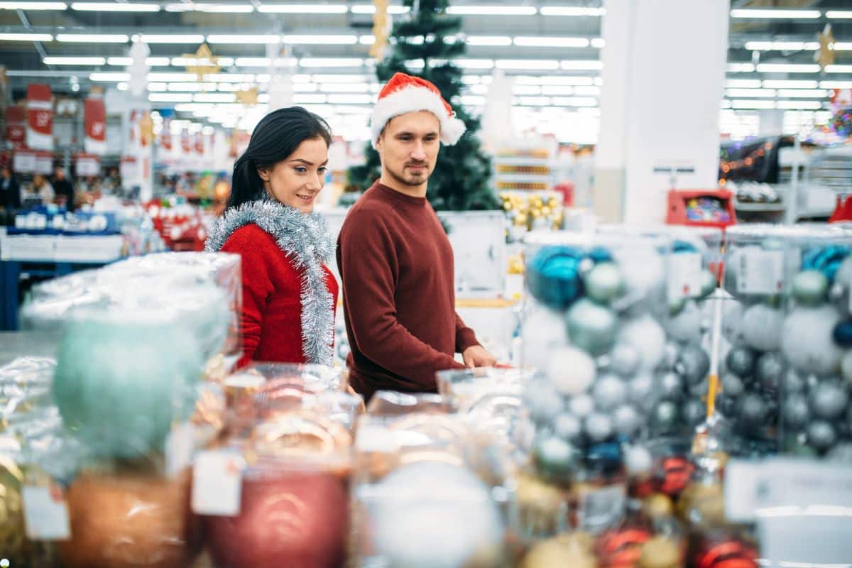 supermarché de noel